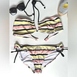 Roxy 2 Piece Multicoloured Bikini